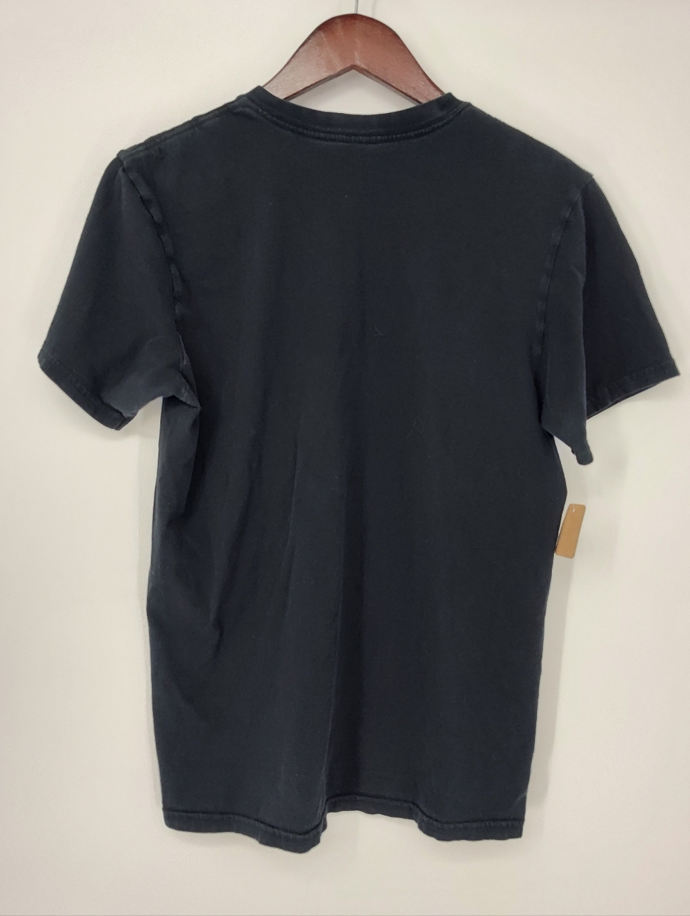 Calvin Klein Black V-Neck Cotton Short Sleeve Tee Shirt Size Mens Medium - Picture 3 of 4